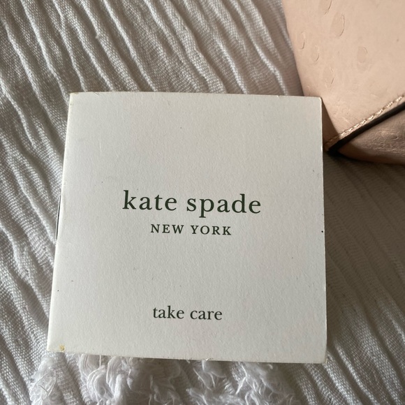 Kate Spade Blush Textured Tote with strap - Picture 7 of 16